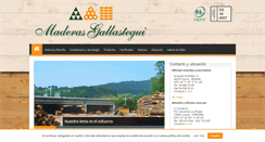 Desktop Screenshot of maderasgallastegui.com